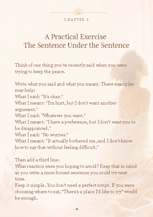 Upward Reads Guide II exercise, page 80: The Sentence Under the Sentence.