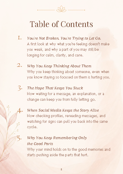 Upward Reads table of contents