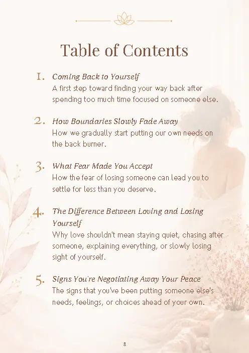 Upward Reads table of contents (1)