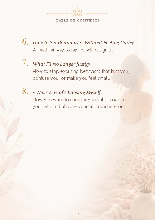 Upward Reads table of contents (2)